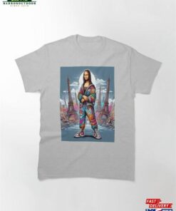 Mona Lisa Tour Eiffel France Classic T-Shirt Hoodie Unisex