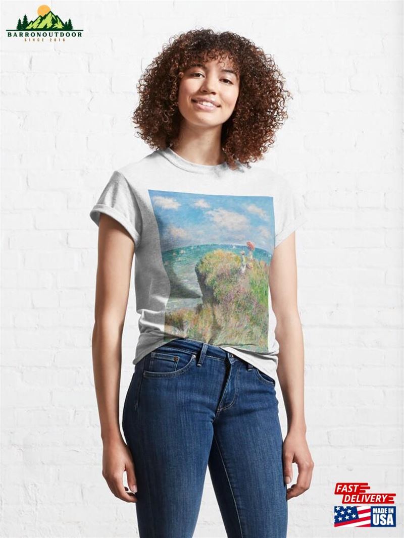 Monet Cliff Walk Classic T-Shirt Unisex Monet Cliff Walk Classic T-Shirt Unisex
