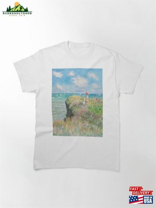 Monet Cliff Walk Classic T-Shirt Unisex