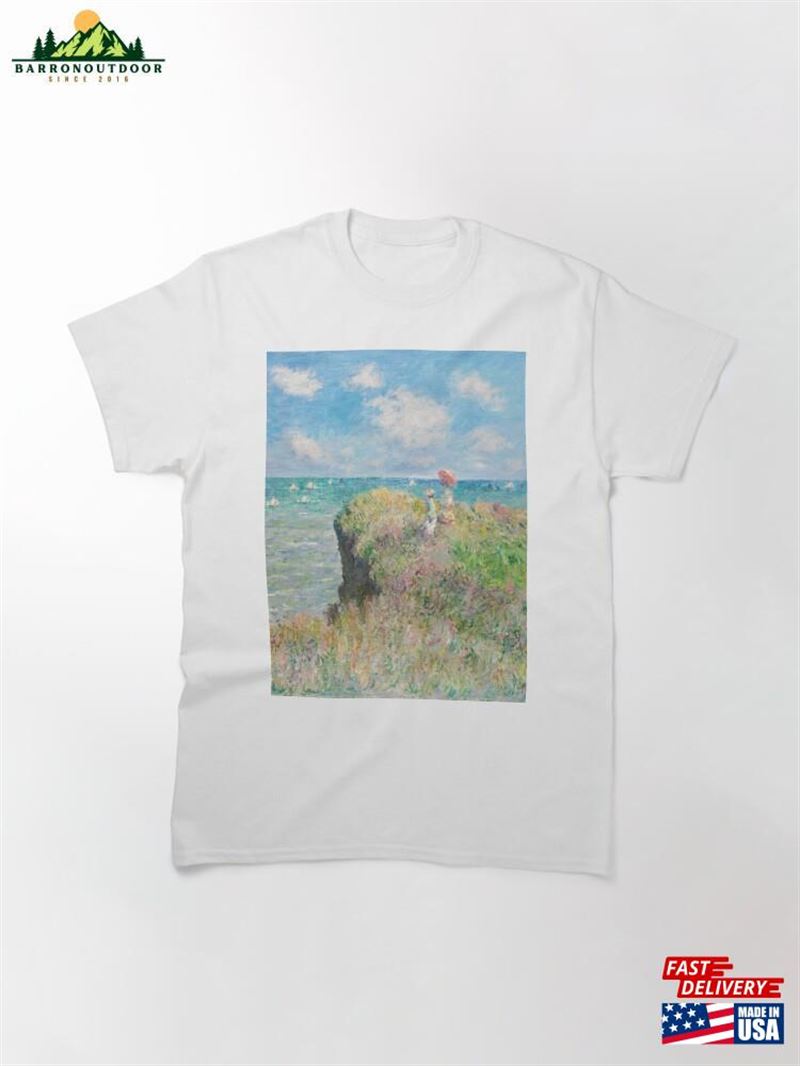 Monet Cliff Walk Classic T-Shirt Unisex Monet Cliff Walk Classic T-Shirt Unisex
