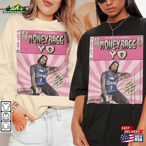Moneybagg Yo Comic Shirt 90S Vintage Merch Book Art Hard To Love Album World Tour Ticket 2023 Graphic Tee Gift For Fan V1 Unisex T-Shirt