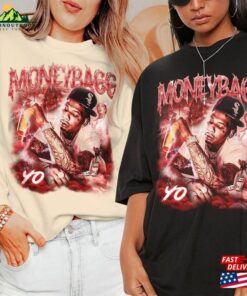 Moneybagg Yo Rap Shirt Double Sided Rapper Bootleg Vintage 90S Y2k Style Classic Hoodie