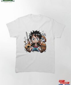 Monkey D Luffy The Pirate King Classic T-Shirt Sweatshirt Hoodie