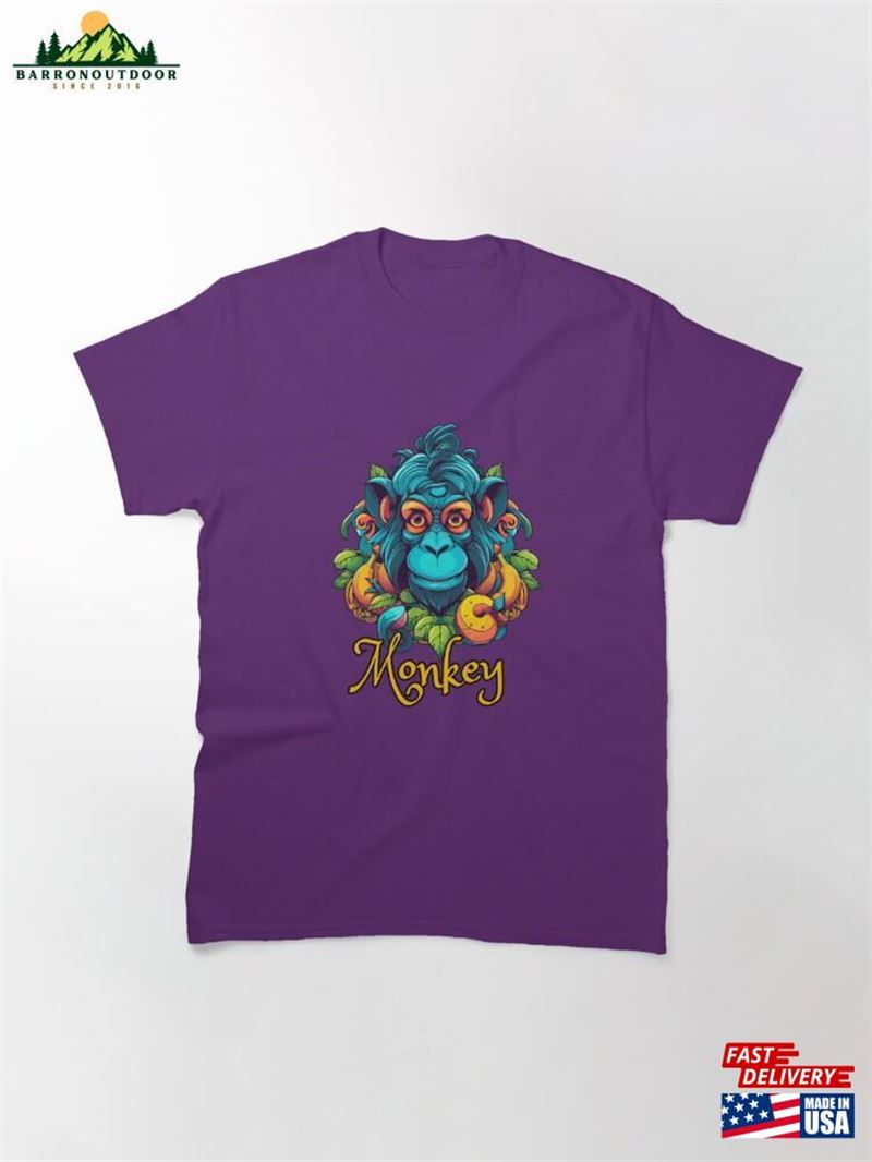 Monkey Head Classic T-Shirt Unisex Monkey Head Classic T-Shirt Unisex