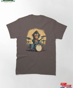 Monkey On The Drums Classic T-Shirt Hoodie