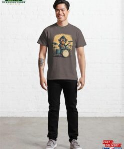 Monkey On The Drums Classic T-Shirt Hoodie