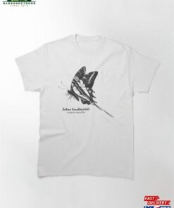 Monochrome Zebra Swallowtail Classic T-Shirt Hoodie