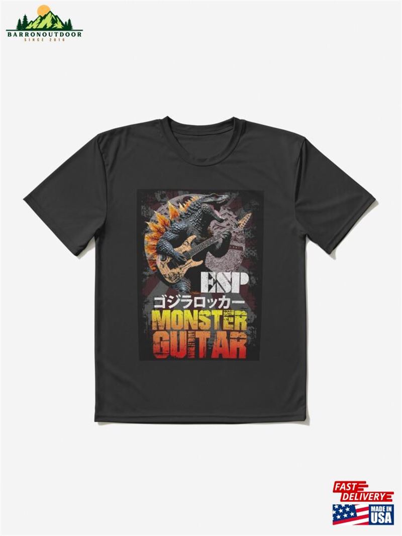 Monster Guitar 6 Active T-Shirt Hoodie Classic Monster Guitar 6 Active T-Shirt Hoodie Classic