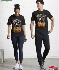 Monster Guitar Active T-Shirt Hoodie Classic