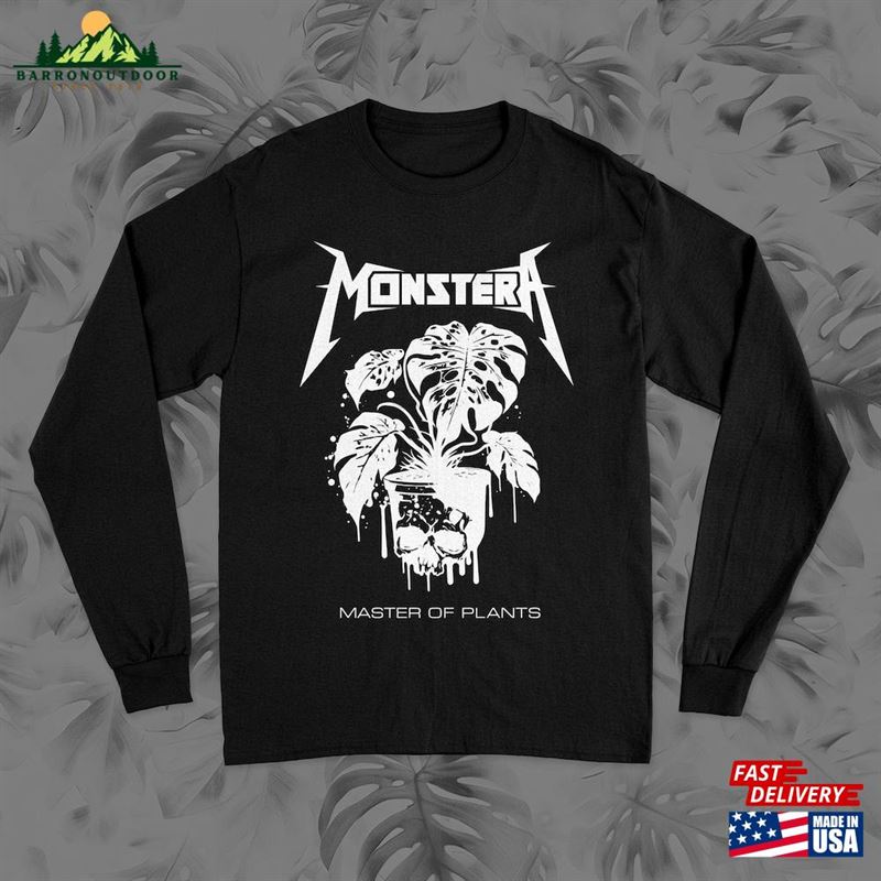 Monstera Long Sleeve For Metal Head Plant Lover Gift Idea Him Dad Mom Cool Grunge Punk Merch Unisex Sizing T-Shirt Monstera Long Sleeve For Metal Head Plant Lover Gift Idea Him Dad Mom Cool Grunge Punk Merch Unisex Sizing T-Shirt