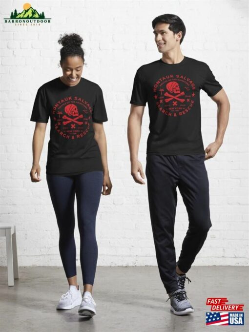 Montauk Salvage Co Official Circle Logo T-Shirt Classic