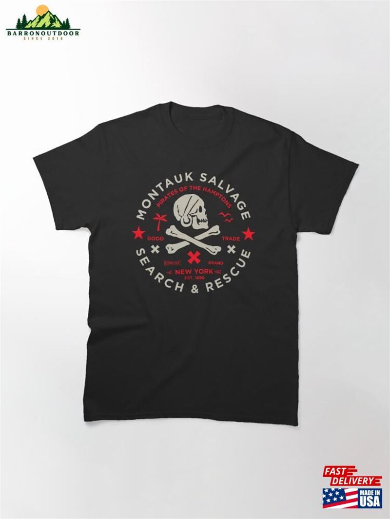 Montauk Salvage Co Official Circle Logo T-Shirt Hoodie Montauk Salvage Co Official Circle Logo T-Shirt Hoodie
