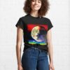 Moon Landing Abstract Art Classic T-Shirt Unisex