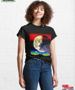 Moon Landing Abstract Art Classic T-Shirt Unisex