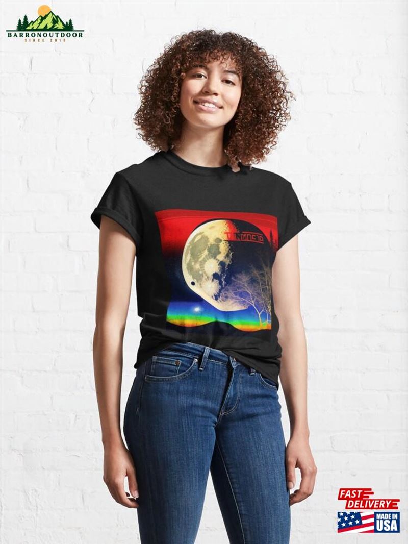 Moon Landing Abstract Art Classic T-Shirt Unisex Moon Landing Abstract Art Classic T-Shirt Unisex