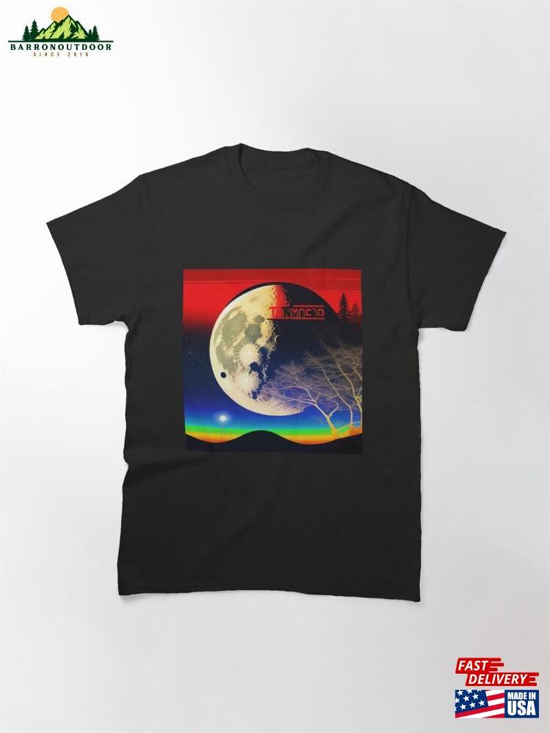 Moon Landing Abstract Art Classic T-Shirt Unisex Moon Landing Abstract Art Classic T-Shirt Unisex