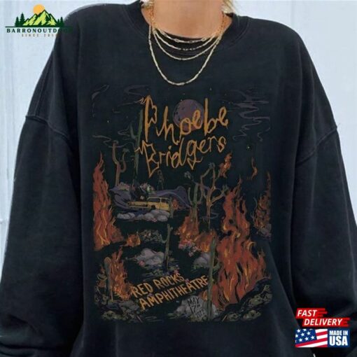 Moon Song Phoebe T-Shirt Bridgers Aesthetic Inspired Sweatshirt Vintage Merch Tee Classic Hoodie