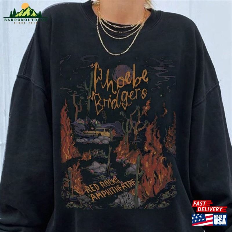 Moon Song Phoebe T-Shirt Bridgers Aesthetic Inspired Sweatshirt Vintage Merch Tee Classic Hoodie Moon Song Phoebe T-Shirt Bridgers Aesthetic Inspired Sweatshirt Vintage Merch Tee Classic Hoodie