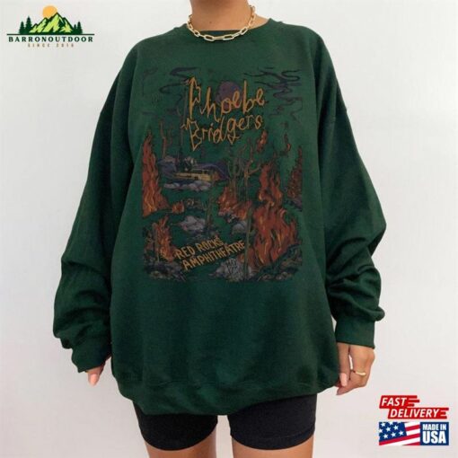 Moon Song Phoebe T-Shirt Bridgers Aesthetic Inspired Sweatshirt Vintage Merch Tee Classic Hoodie