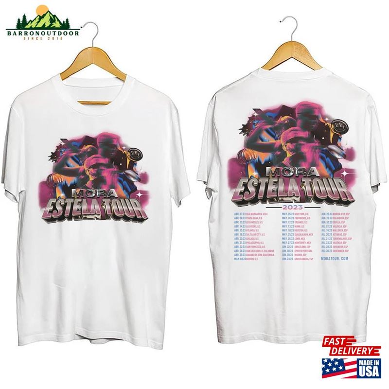 Mora 2023 Concert T-Shirt Estela Tour Fan Classic Mora 2023 Concert T-Shirt Estela Tour Fan Classic