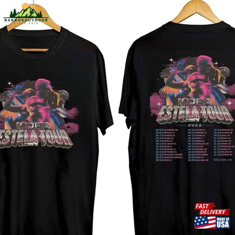 Mora 2023 Concert T-Shirt Estela Tour Fan Unisex Sweatshirt Mora 2023 Concert T-Shirt Estela Tour Fan Unisex Sweatshirt