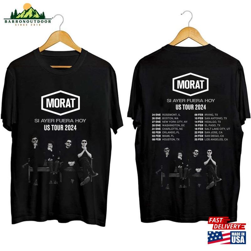 Morat Si Ayer Fuera Hoy Us Tour 2024 Shirt Band Fan Concert Unisex Hoodie Morat Si Ayer Fuera Hoy Us Tour 2024 Shirt Band Fan Concert Unisex Hoodie