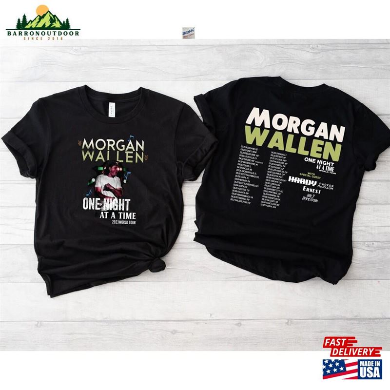 Morgan Wallen 2023 Music Concert Tour Shirt Unisex Classic Morgan Wallen 2023 Music Concert Tour Shirt Unisex Classic