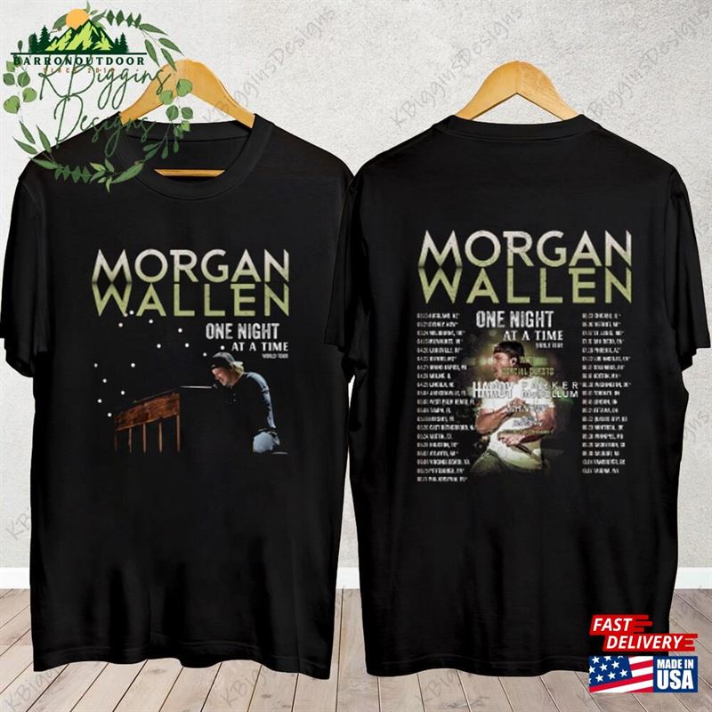 Morgan Wallen 2023 Tour One Night At A Time Shirt Country Music T-Shirt Unisex Morgan Wallen 2023 Tour One Night At A Time Shirt Country Music T-Shirt Unisex