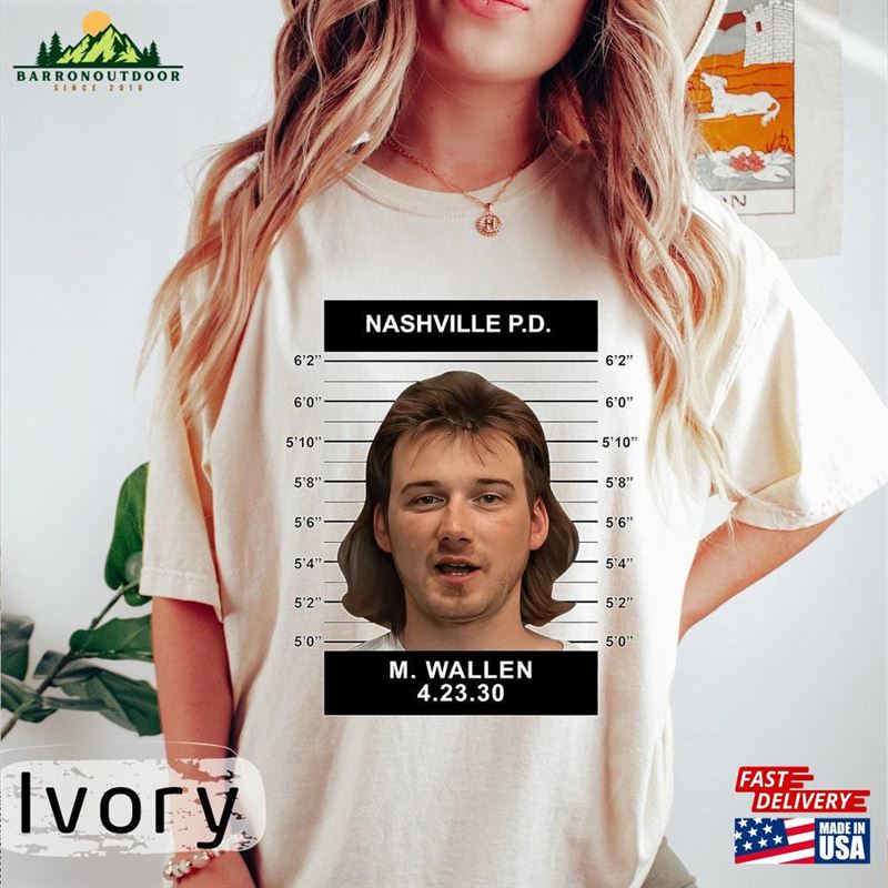Morgan Wallen Mugshot Country Music Combs T-Shirt Shirt Classic Morgan Wallen Mugshot Country Music Combs T-Shirt Shirt Classic