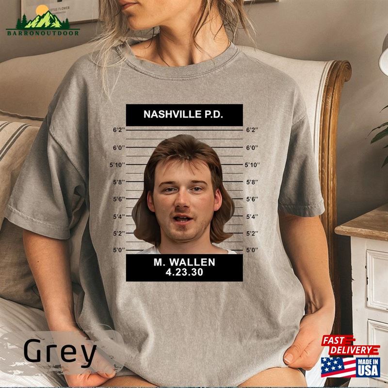 Morgan Wallen Mugshot Country Music Combs T-Shirt Shirt Classic Morgan Wallen Mugshot Country Music Combs T-Shirt Shirt Classic