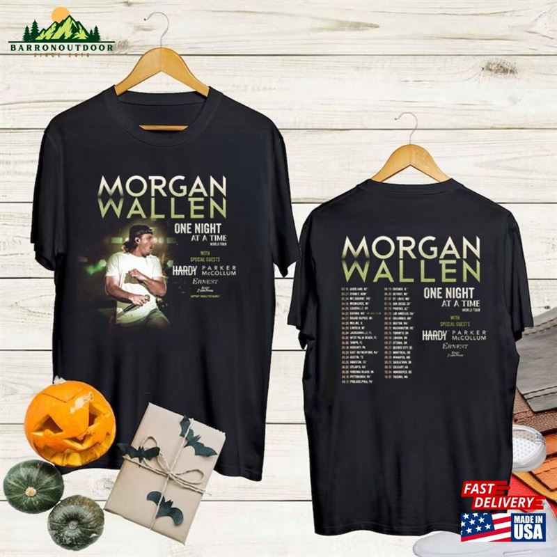 Morgan Wallen Tour 2023 T-Shirt One Night At A Time Country Music Shirt Classic Unisex Morgan Wallen Tour 2023 T-Shirt One Night At A Time Country Music Shirt Classic Unisex