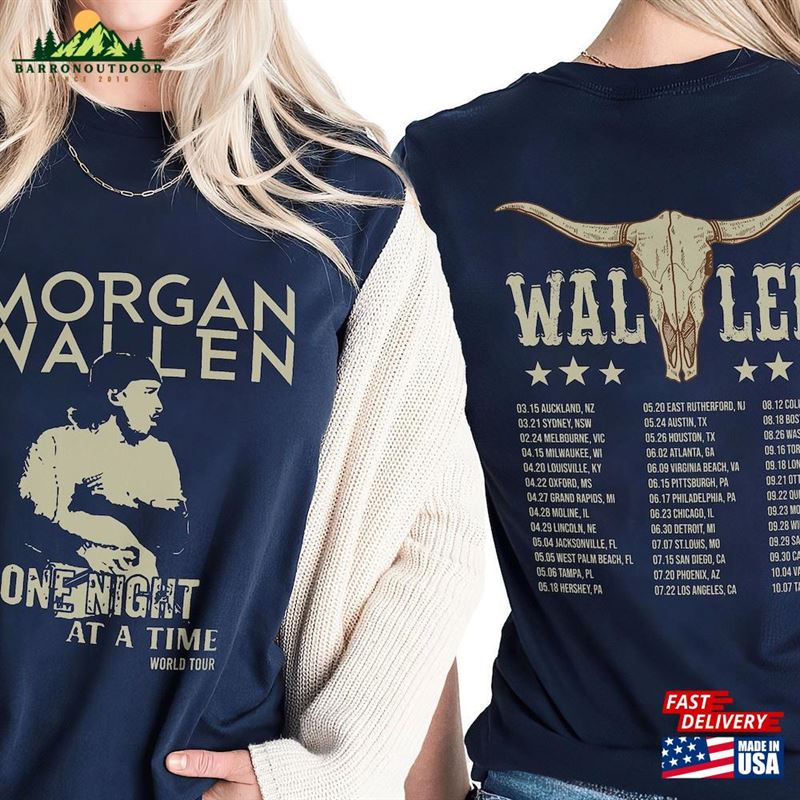 Morgan Wallen Tour 2023 T-Shirt One Night At A Time Country Music Shirt Sweatshirt Classic Morgan Wallen Tour 2023 T-Shirt One Night At A Time Country Music Shirt Sweatshirt Classic