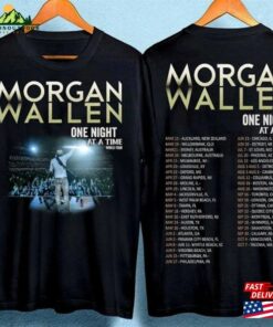 Morgan Wallen Tour 2024 T-Shirt One Night At A Time Country Music Shirt Classic Unisex