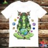 Mother Earth Gaia Solar System Planet Jupiter Weed Absinthes T-Shirt Sweatshirt Unisex