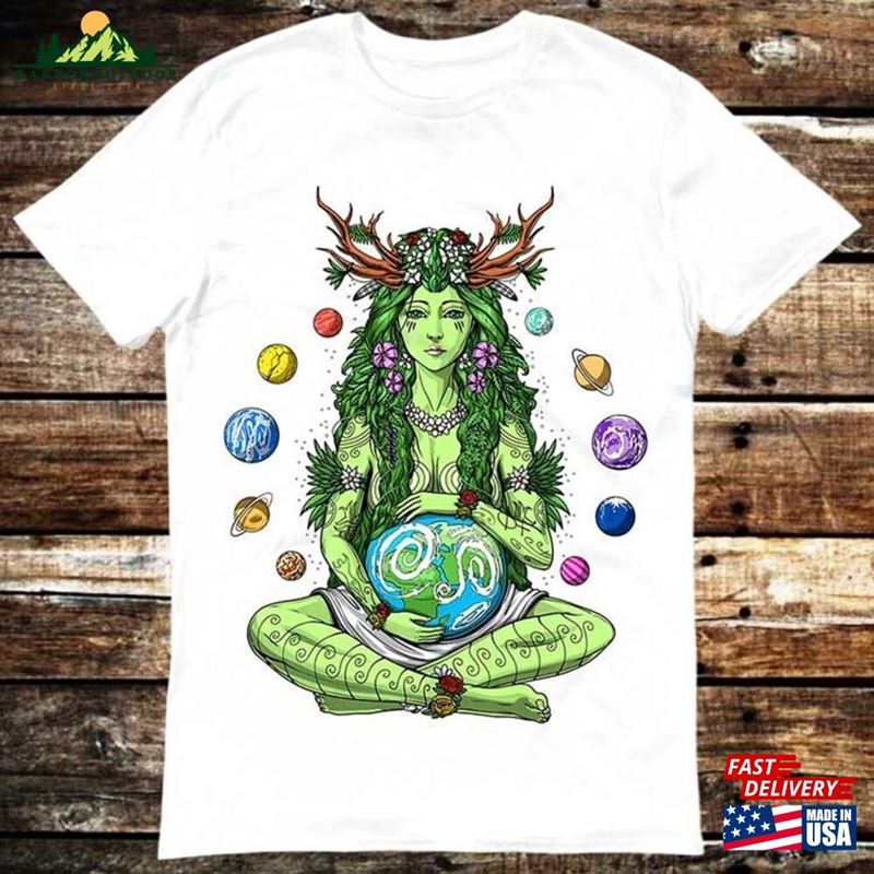 Mother Earth Gaia Solar System Planet Jupiter Weed Absinthes T-Shirt Sweatshirt Unisex Mother Earth Gaia Solar System Planet Jupiter Weed Absinthes T-Shirt Sweatshirt Unisex