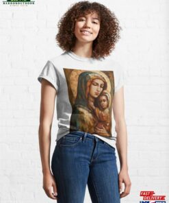 Mother’s Blessing Virgin Mary And The Christ Child Classic T-Shirt Unisex