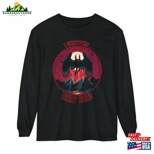 Mothman Long Sleeved Shirt Quot I Survived Brrf 2023 Unisex T-Shirt