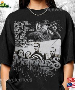Motionless In White Scoring The End Of 2023 Music Shirt Song Comic Sweatshirt Unisex Hoodie