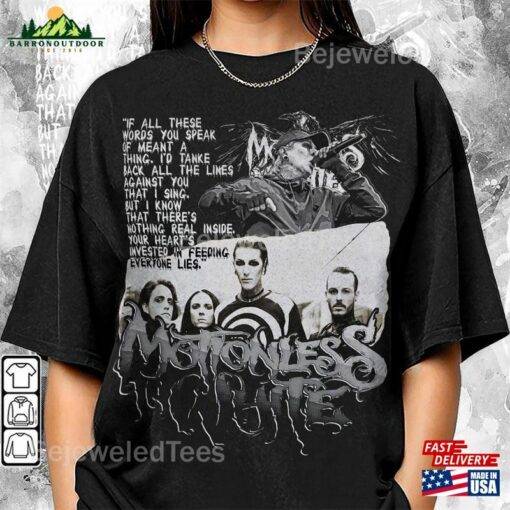 Motionless In White Scoring The End Of 2023 Music Shirt Song Comic Sweatshirt Unisex Hoodie