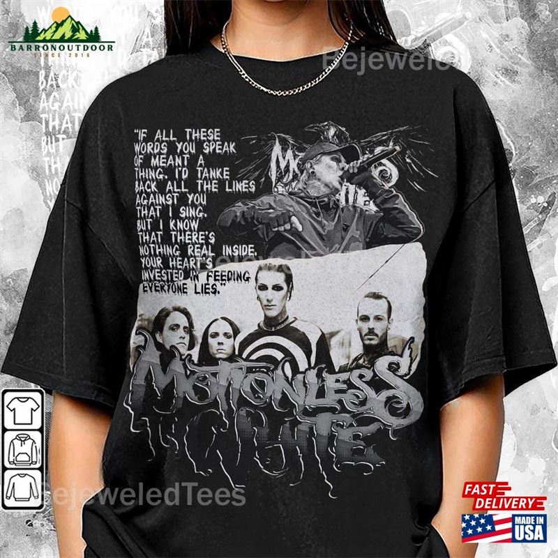 Motionless In White Scoring The End Of 2023 Music Shirt Song Comic Sweatshirt Unisex Hoodie Motionless In White Scoring The End Of 2023 Music Shirt Song Comic Sweatshirt Unisex Hoodie
