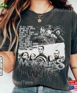 Motionless In White Scoring The End Of 2023 Music Shirt Song Comic Sweatshirt Unisex Hoodie