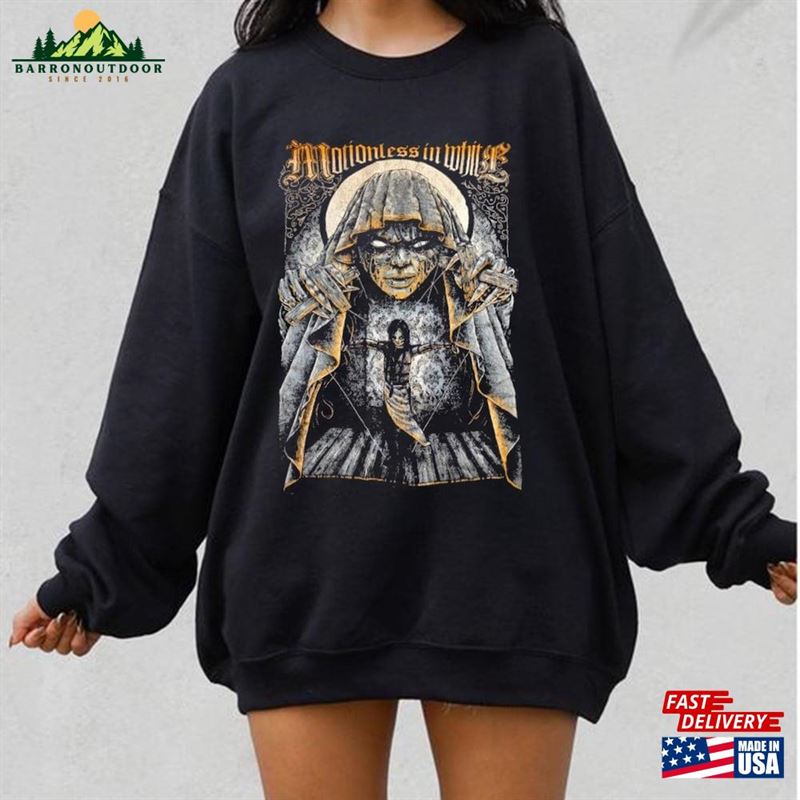 Motionless In White Scoring The End Of World Tour 2023 T-Shirt Us Sweatshirt Hoodie Motionless In White Scoring The End Of World Tour 2023 T-Shirt Us Sweatshirt Hoodie