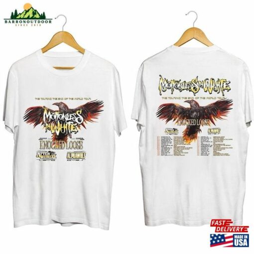 Motionless In White The Touring End Of World Tour Shirt 2023 Concert T-Shirt Unisex