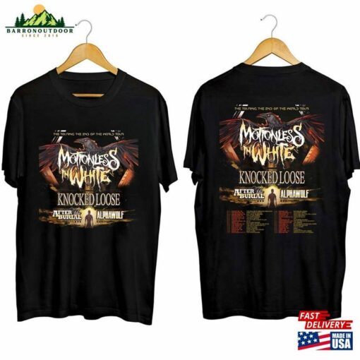 Motionless In White The Touring End Of World Tour Shirt Band Fan Hoodie T-Shirt