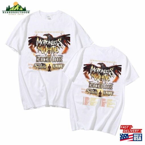 Motionless In White The Touring End Of World Tour Shirt Band Fan Unisex Classic