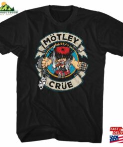 Motley Crue Black Adult T-Shirt Classic
