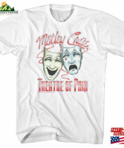 Motley Crue Dotty Masks White Adult T Shirt Sweatshirt Unisex 1