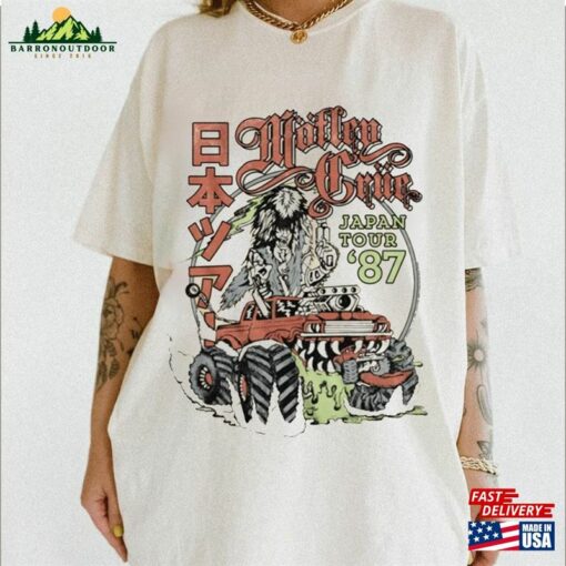 Motley Crue Japan Tour Shirt Sweatshirt Hoodie