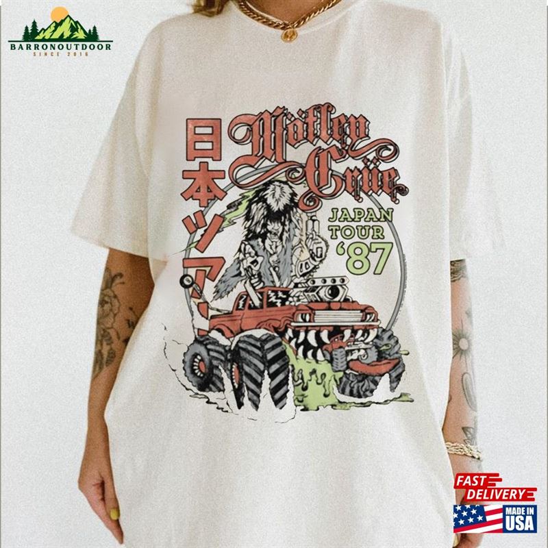 Motley Crue Japan Tour Shirt Sweatshirt Hoodie Motley Crue Japan Tour Shirt Sweatshirt Hoodie