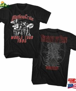 Motley Crue Theatre Of Pain Tour Classic Black Adult T-Shirt Sweatshirt Hoodie